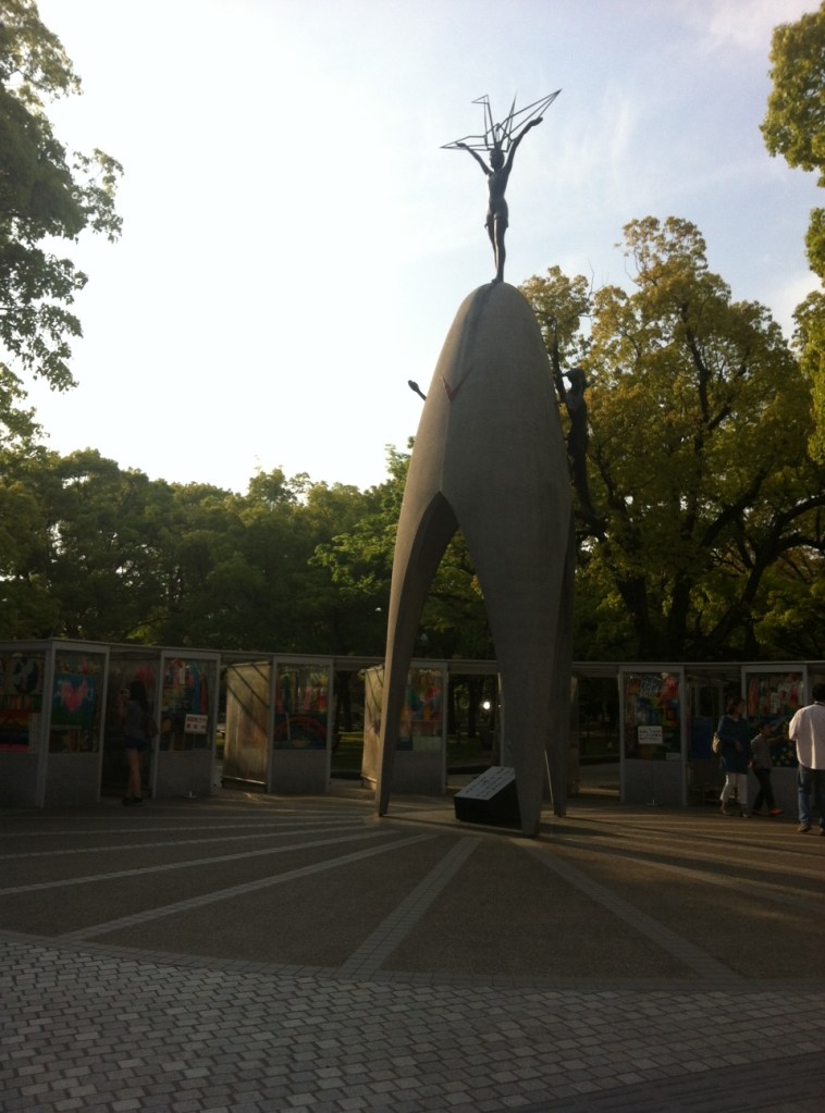 Crane memorial sculpture
