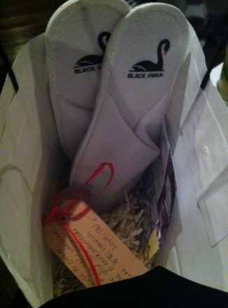 Black Swan gift bag